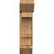 Ekena Millwork Balboa Slat Rough Sawn Bracket w/ Offset Brace, Western Red Cedar, 8"W x 24"D x 32"H BKT0806X24X32BOA06RWR - alternate 4